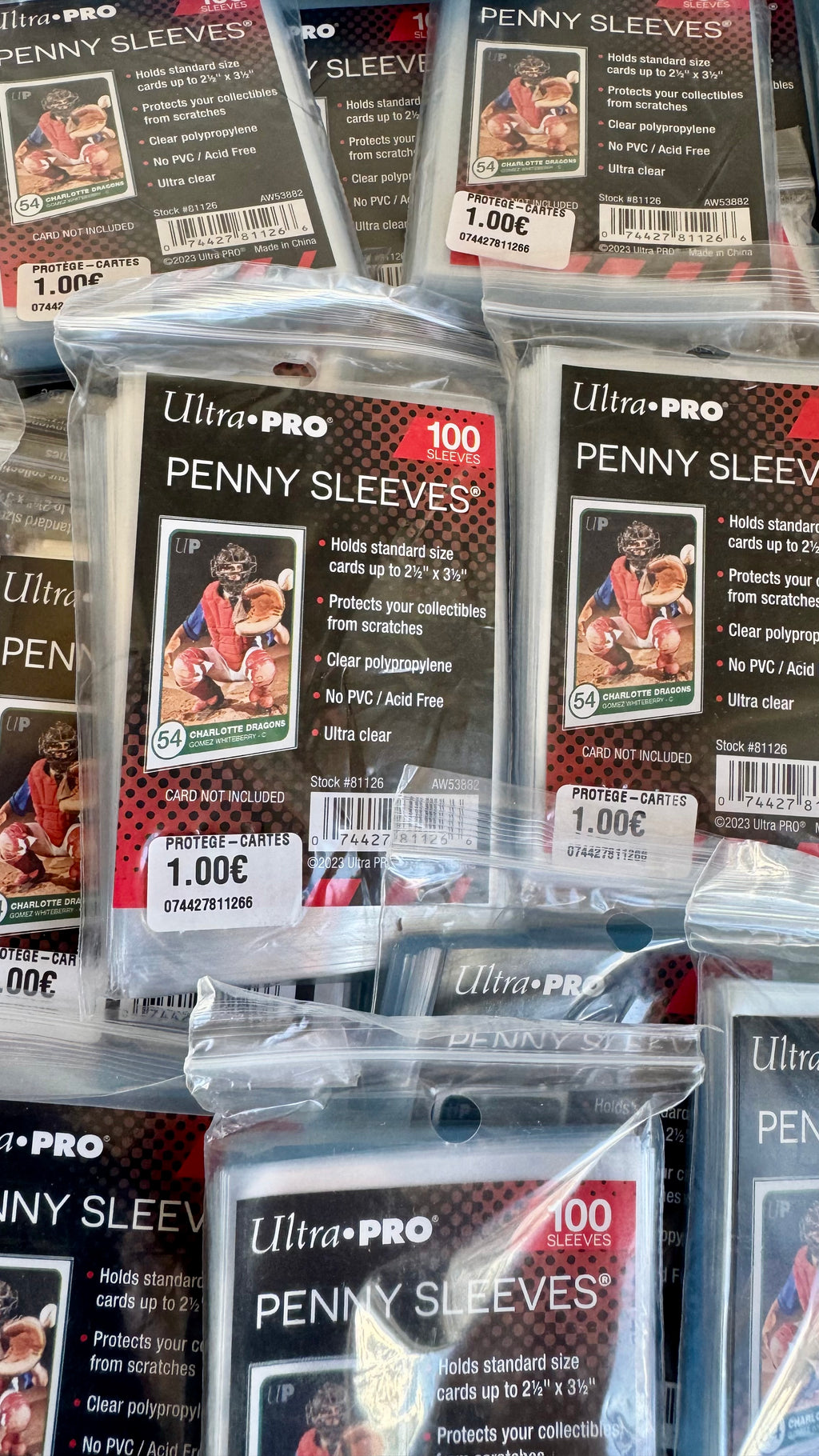 Ultra Pro Penny Sleeves for Thick Cards - Pack of 100
