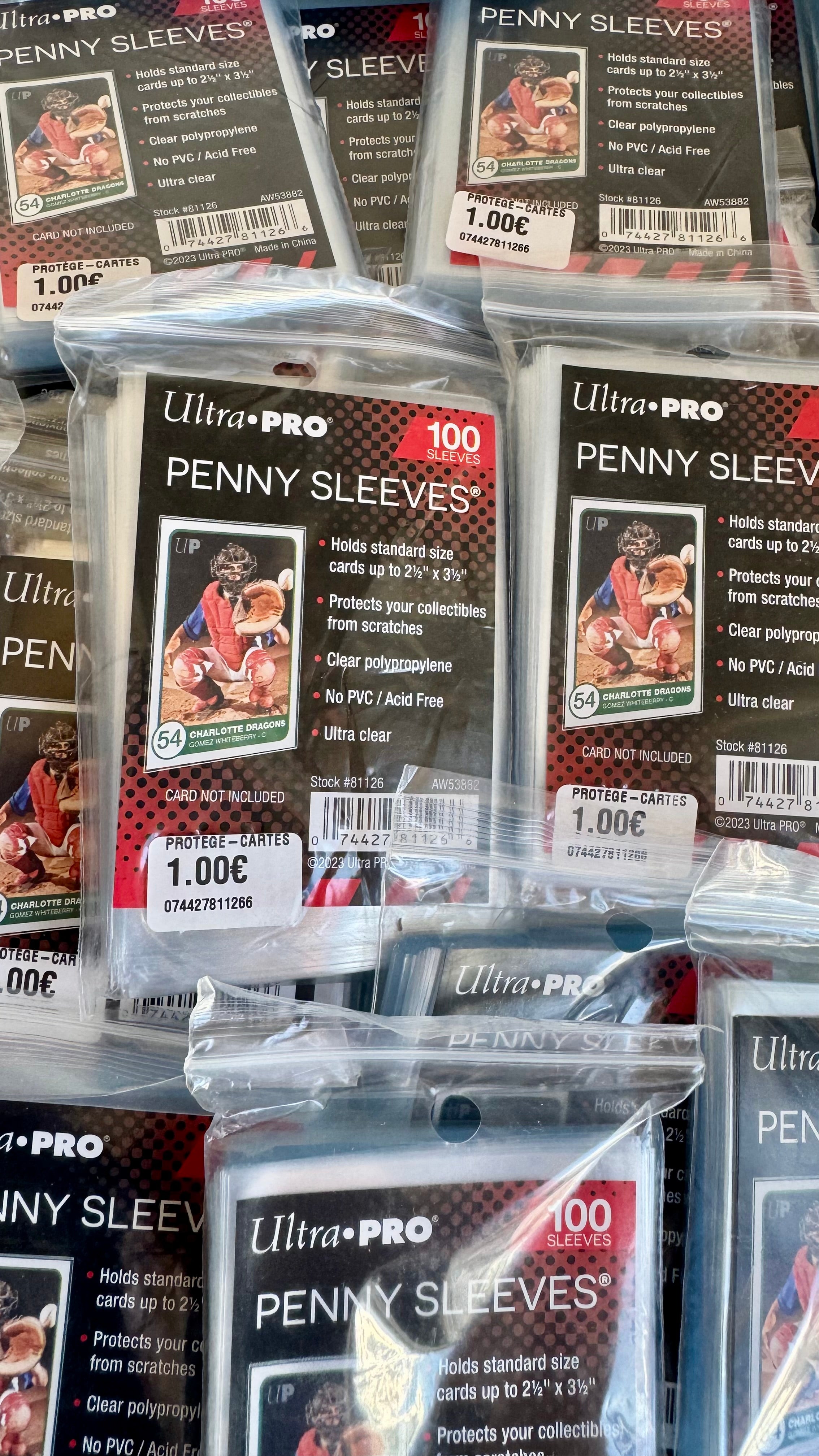 Ultra Pro Penny Sleeves for Thick Cards - Pack of 100