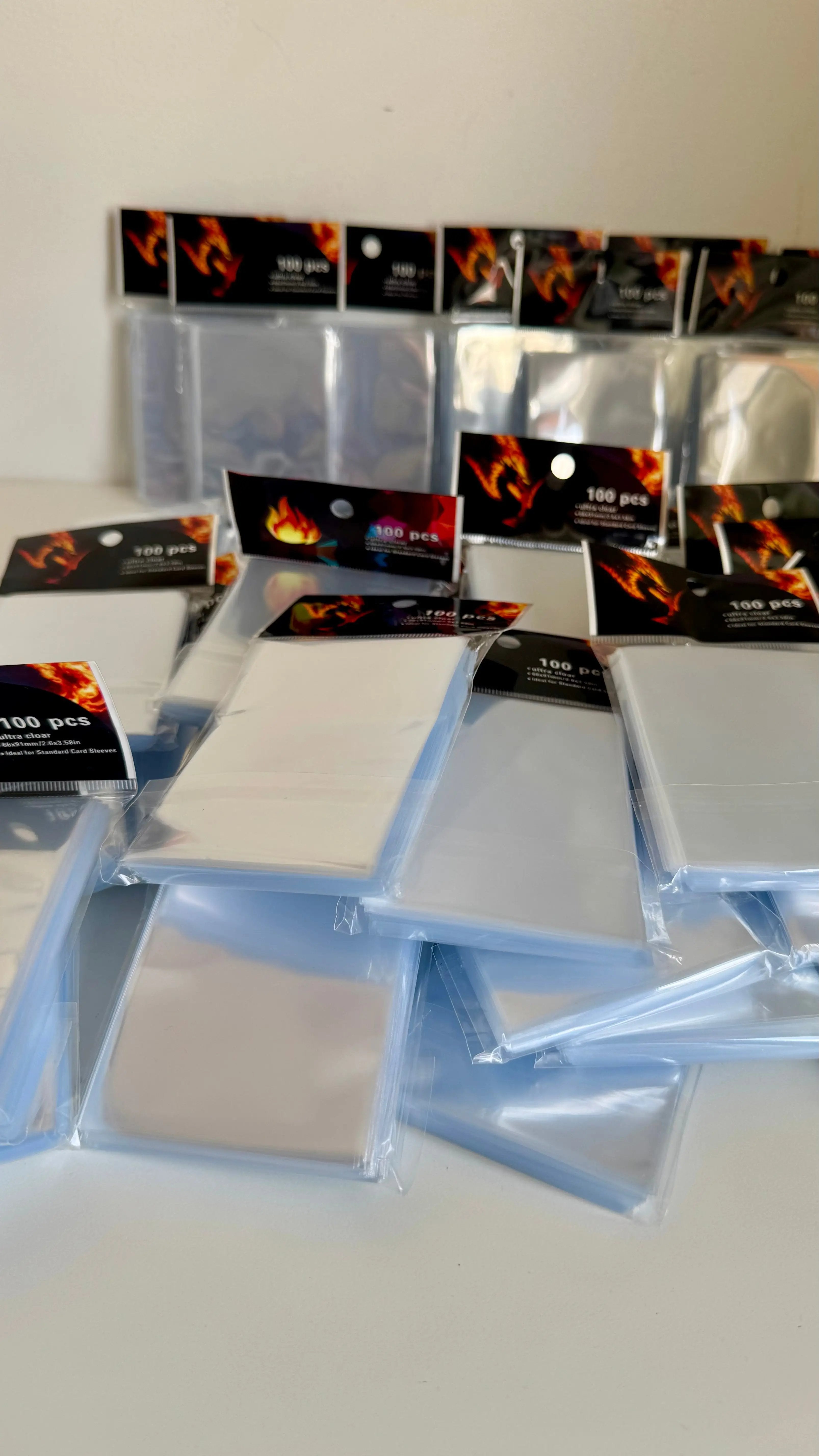 Clear Card Sleeves - Pack of 100