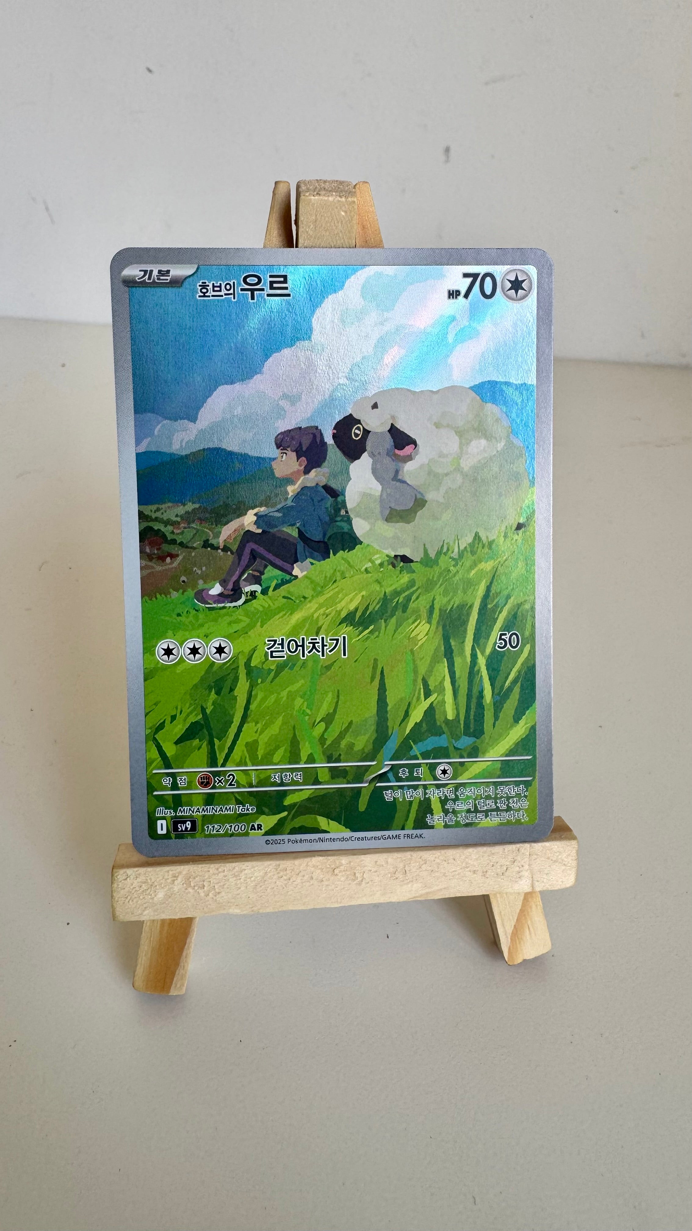 Hop's Wooloo #112/100 - SV9 Art Rare - Korean