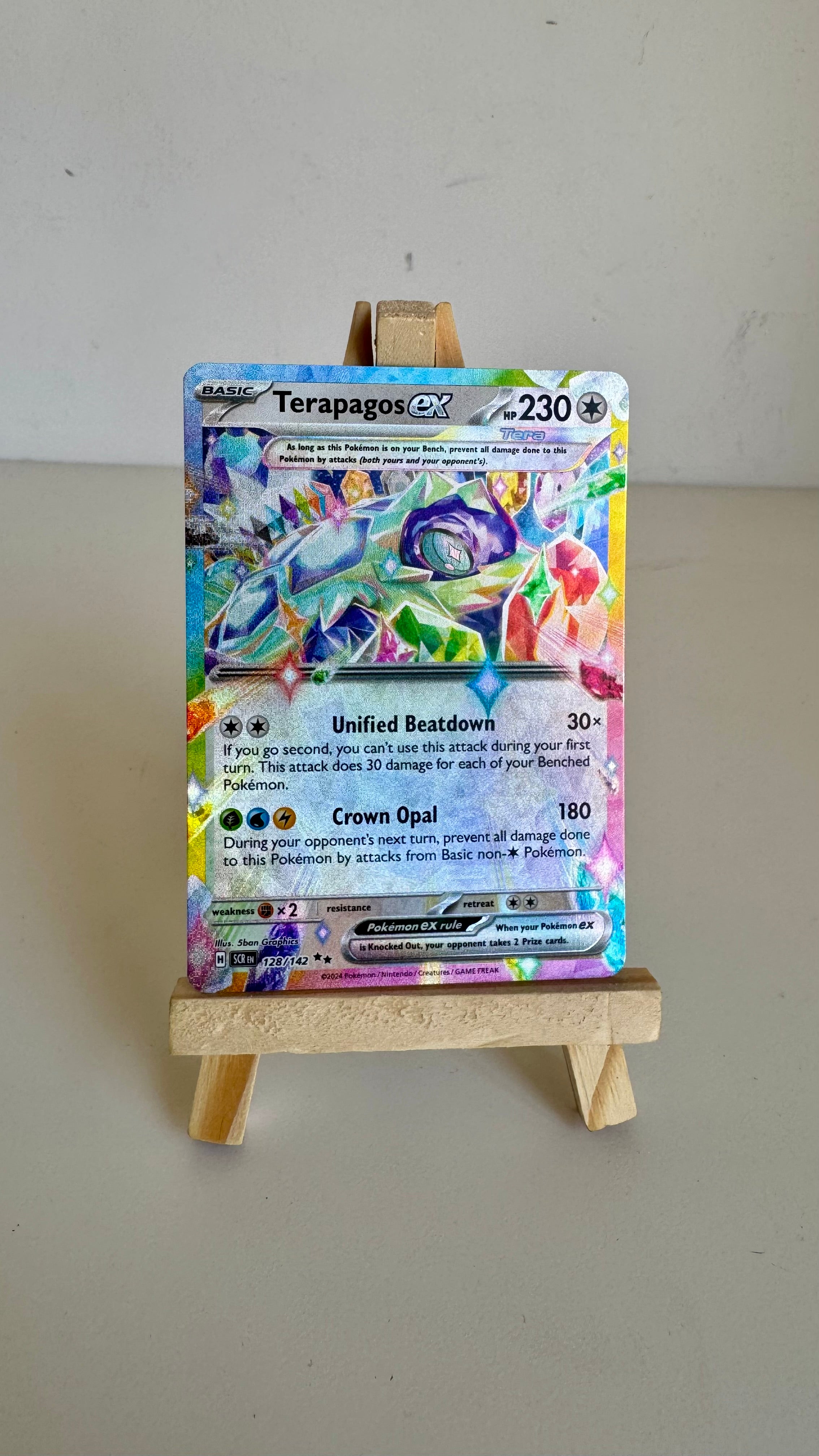 Terapagos ex #128/142 - Stellar Crown Tera Hyper Rare