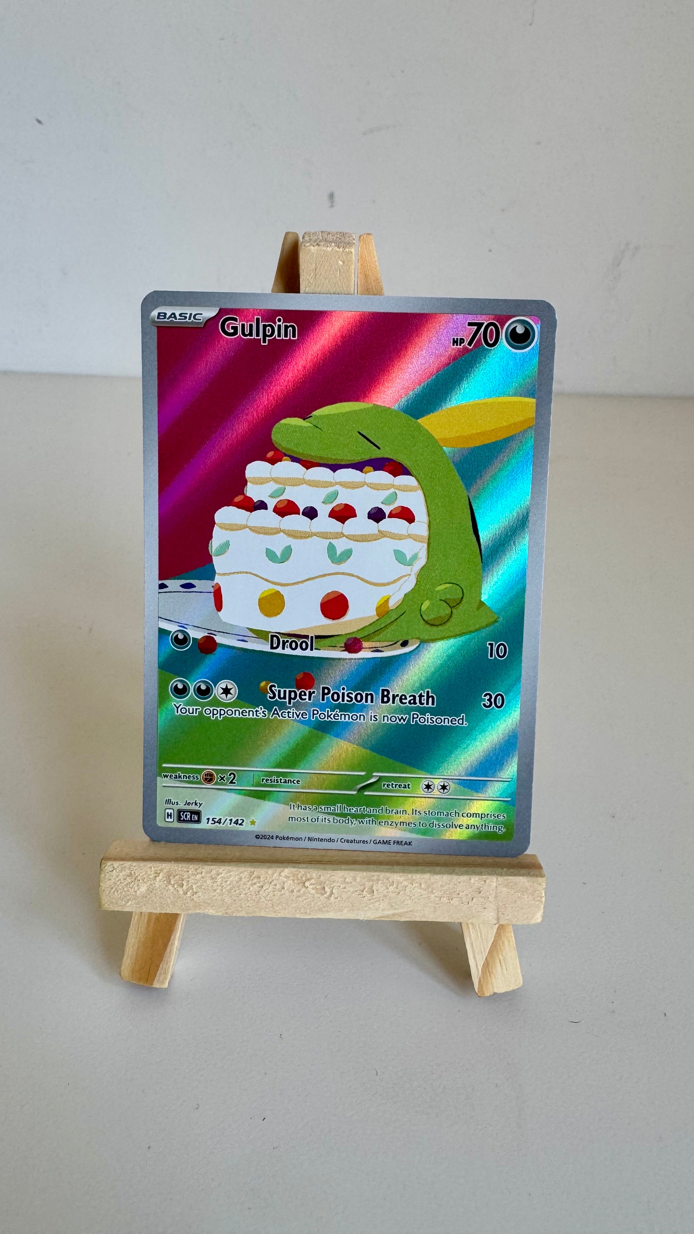 Gulpin #154/142 - Stellar Crown Illustration Rare