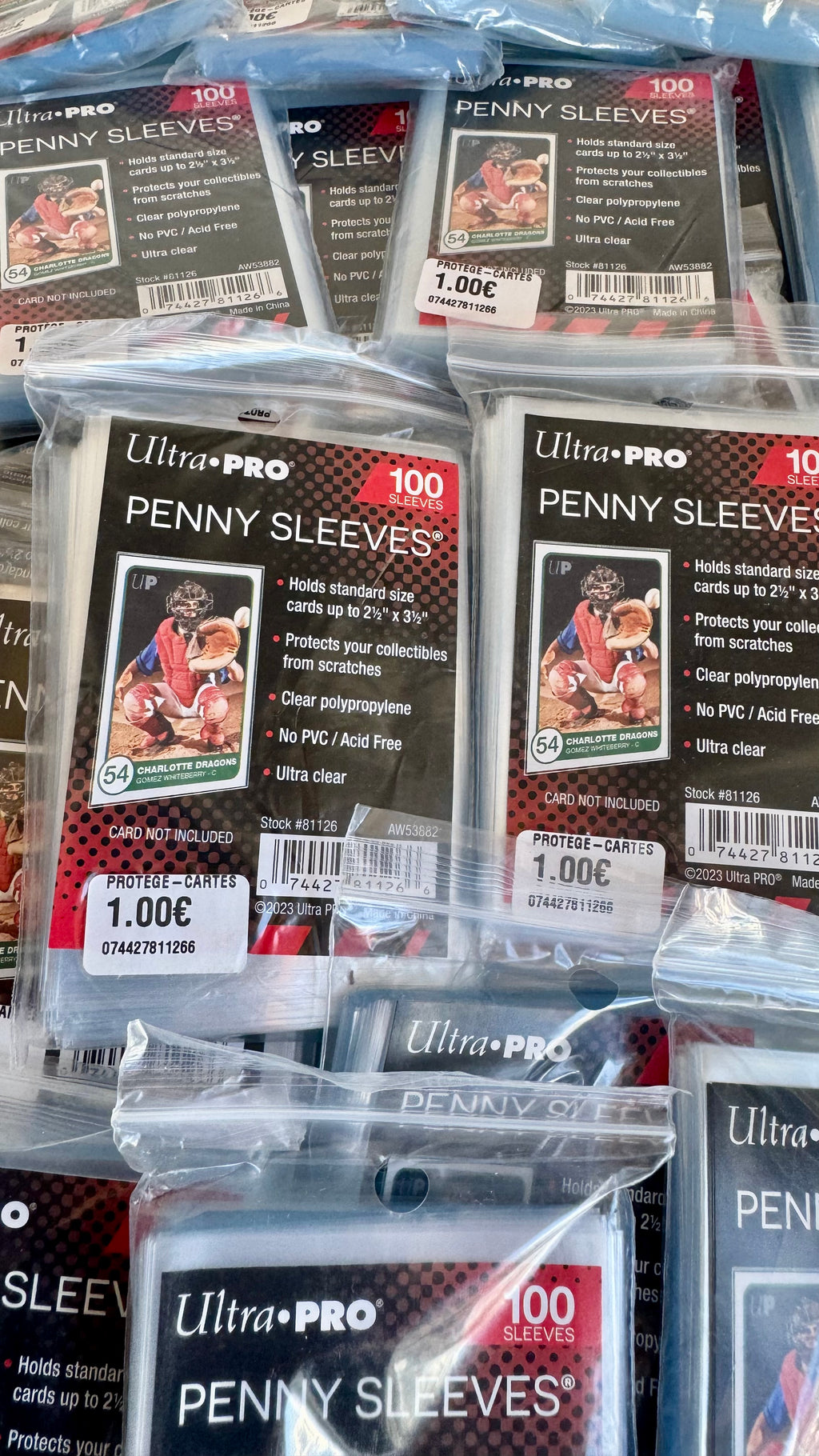Ultra Pro Penny Sleeves for Thick Cards - Pack of 100