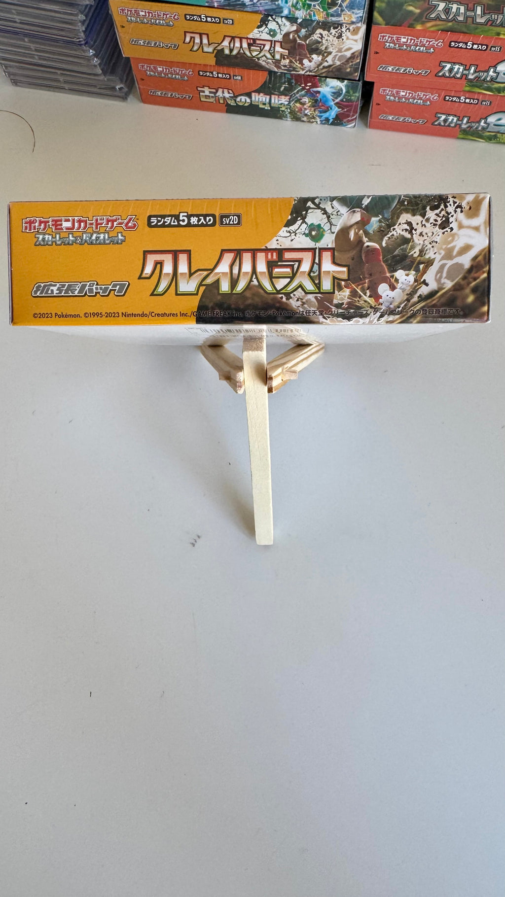 Pokémon Card Game SV2D Clay Burst Booster Box - Japanese - Factory Sealed