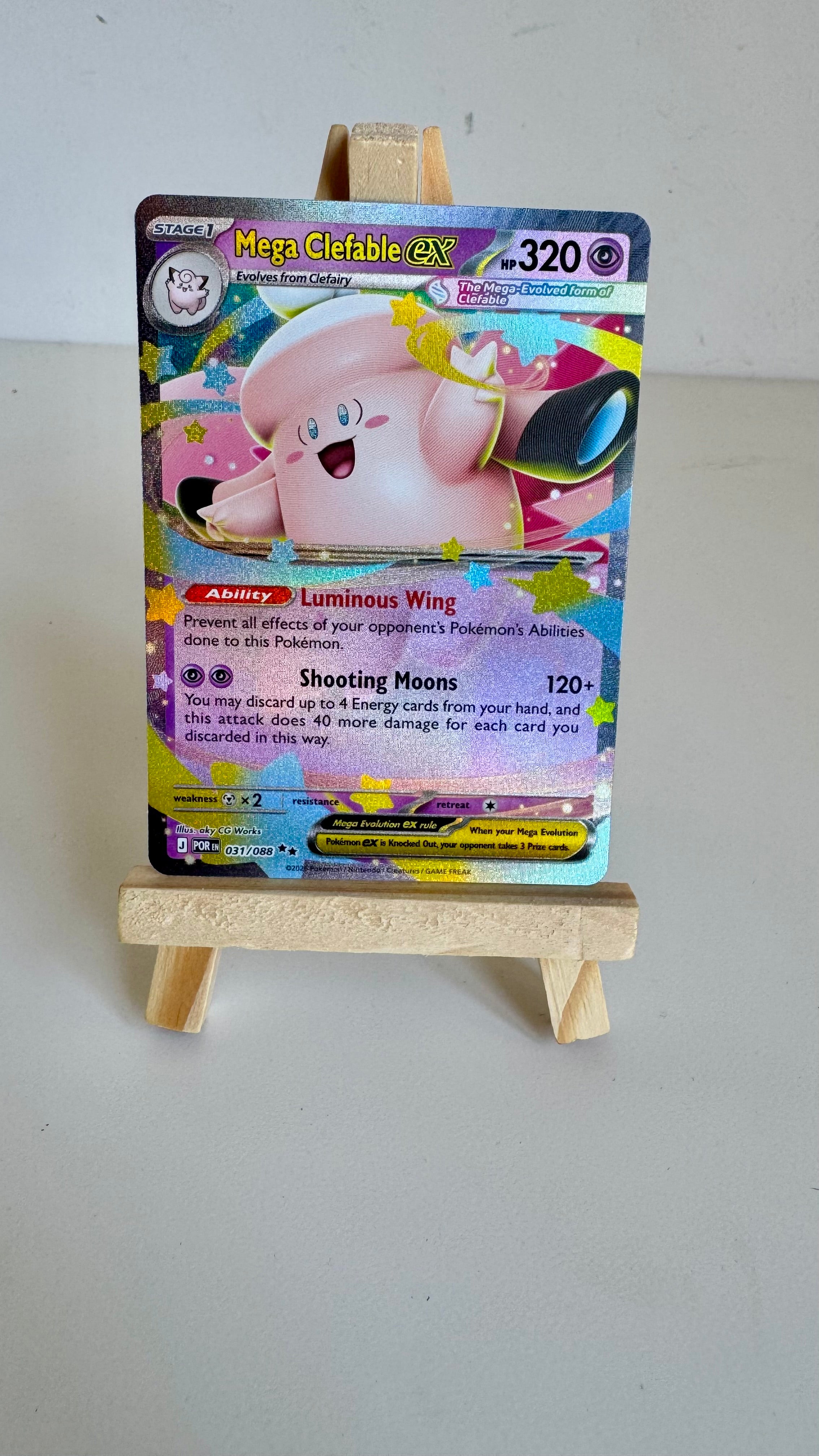 Mega Clefable ex #031/088 - Perfect Order Holo